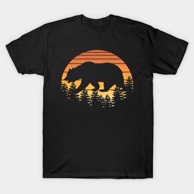 Retro Bear T-Shirt by Cooldruck